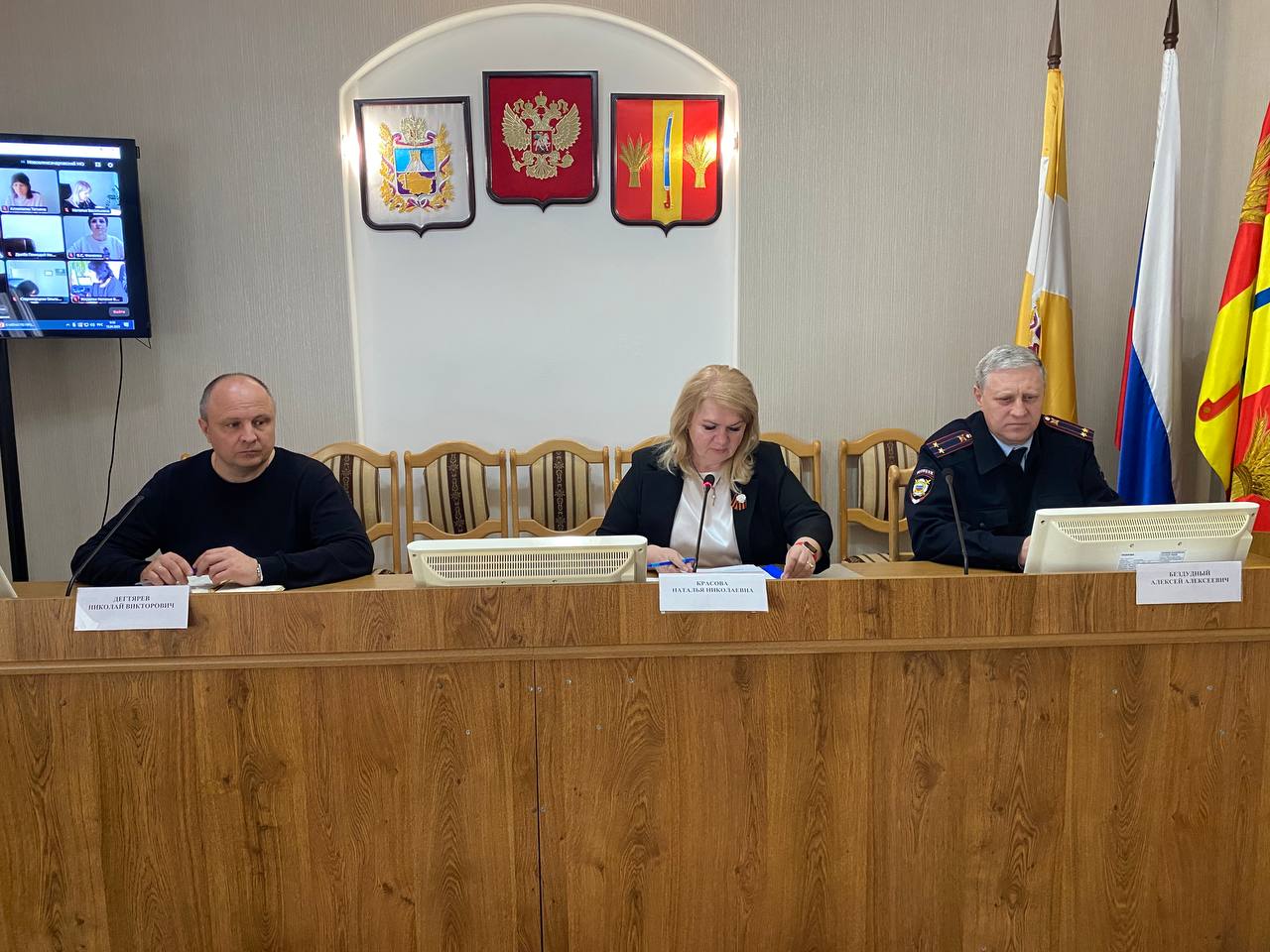 Заседание межведомственной комиссии по профилактике правонарушений Новоалександровского муниципального округа Ставропольского края.