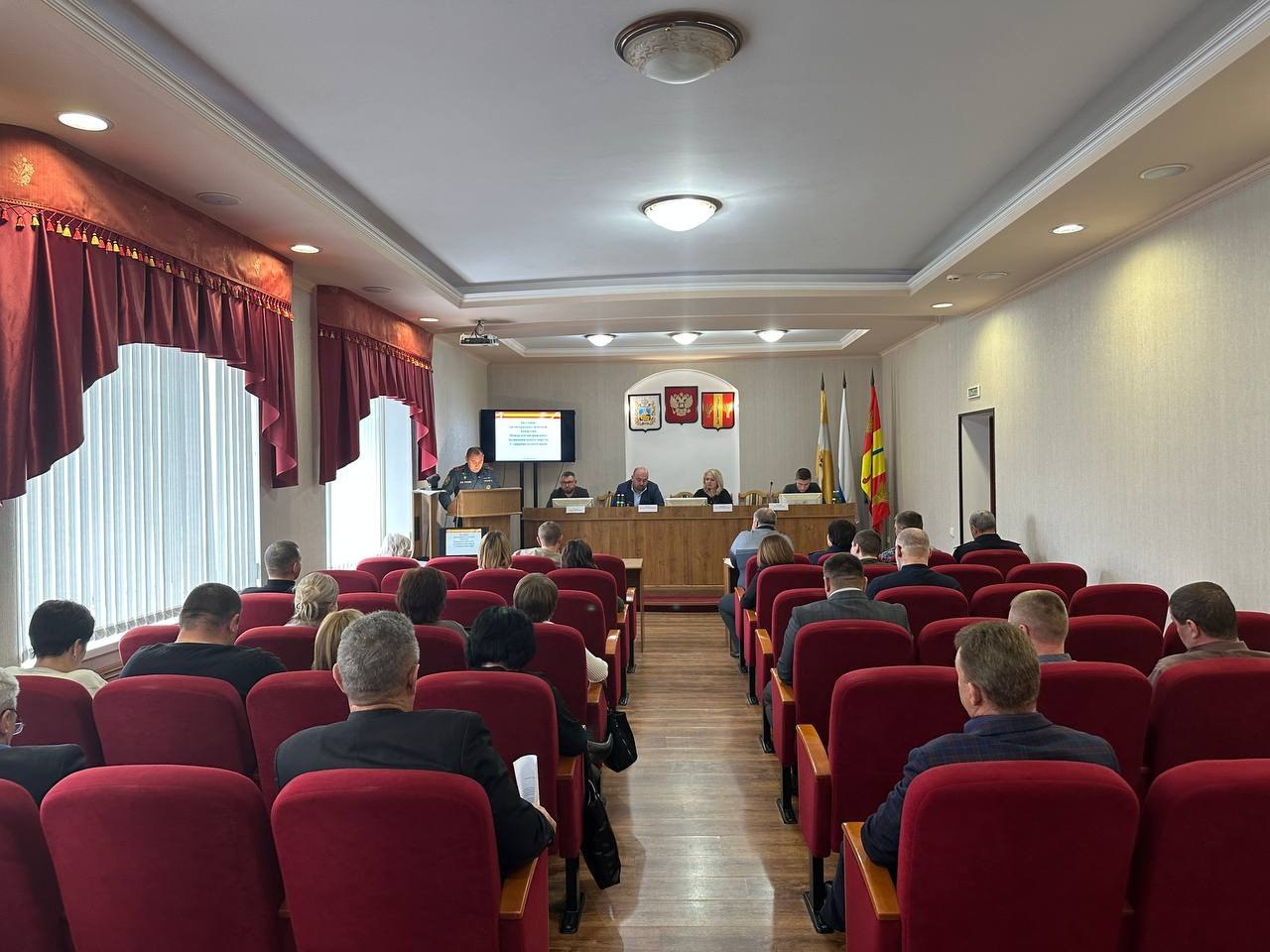 Заседание антитеррористической комиссии Новоалександровского муниципального округа Ставропольского края.
