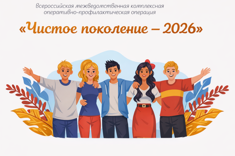 Проведение межведомственной комплексной оперативно-профилактической операции «Чистое поколение – 2026».