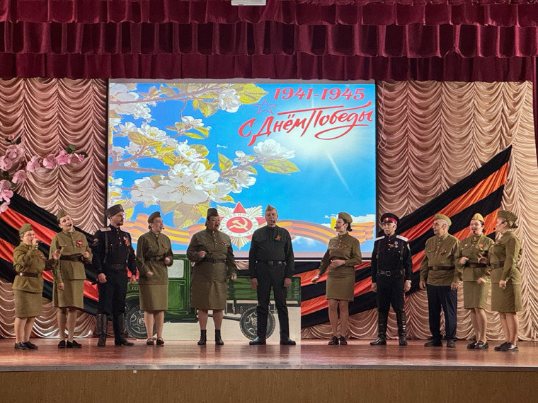 Концертная программа «Победа в сердце каждого живет».