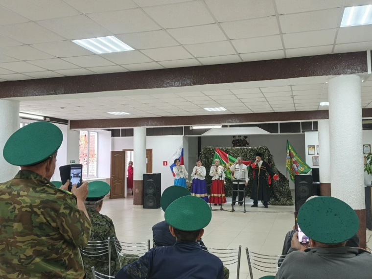 На страже границы.